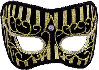 Forum Mardi Gras Costume Masquerade Oriental Half Mask