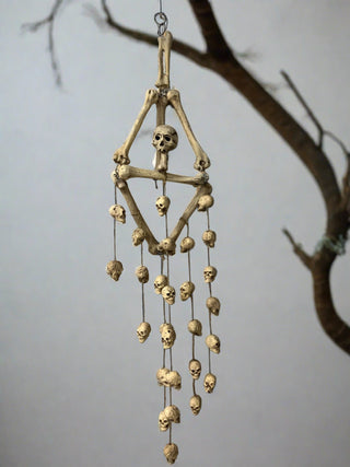 Hanging Skulls & Bones Mobile Prop