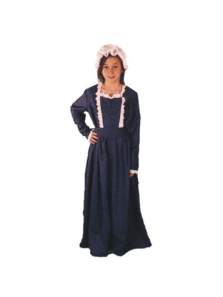 Childs Colonial Girl Costume-COSTUMEISH