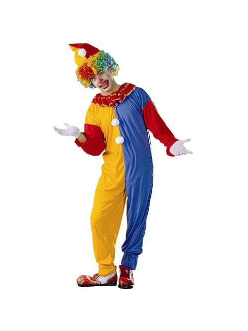 Adult Traditional Circus Clown Costume Masquerade