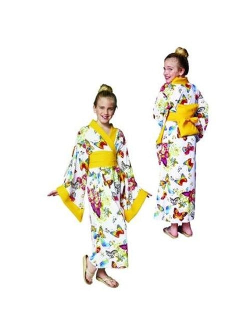 Kids Geisha Girl Costume (Large) - Child Dress Up For Halloween & Book Week, Ages 7-9
