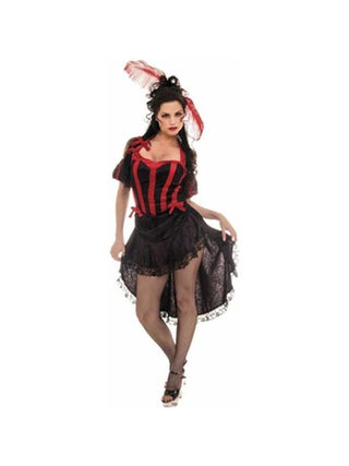Adult Can Can Girl Dancer Costume-COSTUMEISH