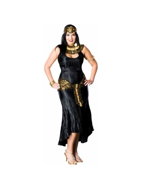 cleopatra dress black Plus Size Costume Imported 55% polyamide Zac Posen Fall 2014 Size:G VM: Bridesmaid Black