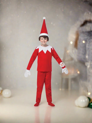 Child Elf on the Shelf Christmas Costume-COSTUMEISH