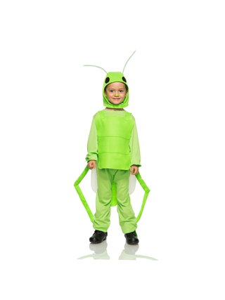 Child Green Grasshopper Costume-COSTUMEISH