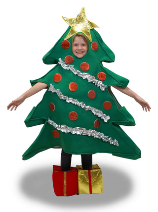 Disfraz infantil de árbol de Navidad