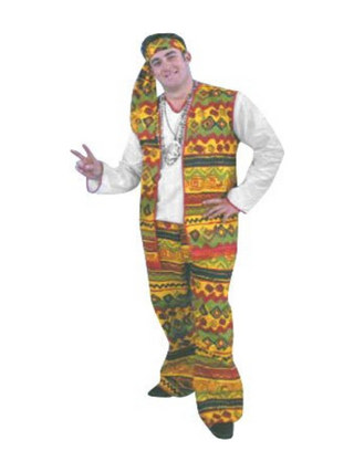 Adult Men's Hippie Costume