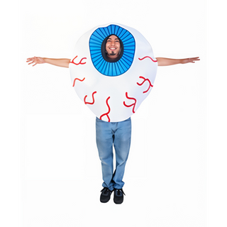 Funny Red-Eye Adult Costume, Halloween