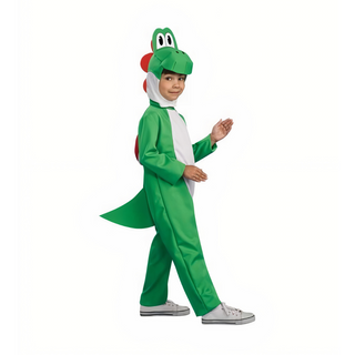 Green Retro Dino Child Costume, Halloween