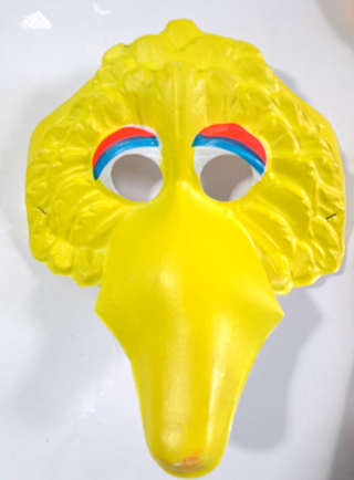 Child's Sesame Street Big Bird PVC Mask