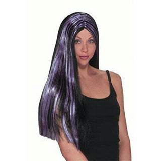 Purple & Black Witch Wig