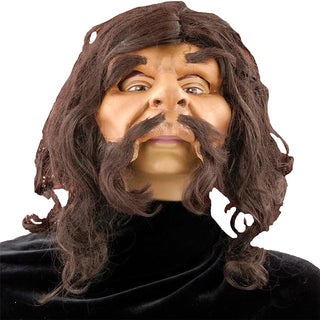 Disfraz de media máscara Geico de hombre de las cavernas