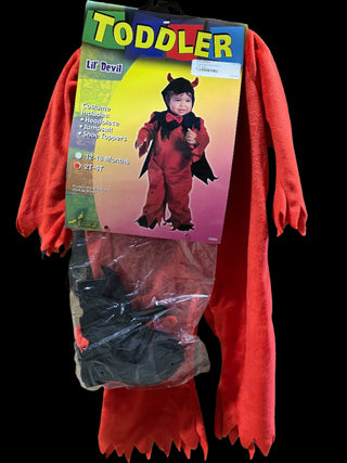 Toddler Fuzzy Devil Costume Size: Toddler 2T-4T