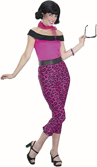 Grease Pink Leopard Costume