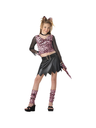 Child's Pink Leopard Dress Costume