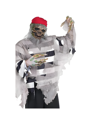 Men's Zombie Pirate Deckhand Halloween Costume