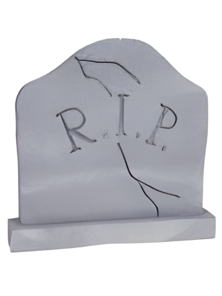 Graveyard Tombstone w/Base Halloween Prop