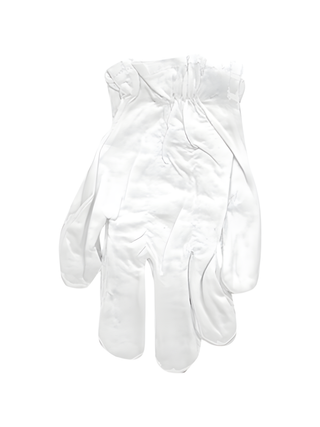 Adult White Cotton Costume Gloves