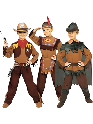 Childs Boys 3-in-1 Costume Set