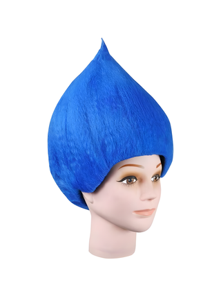 Deluxe Blue Troll Wig