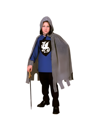 Child's Medieval Blue Dragon Knight