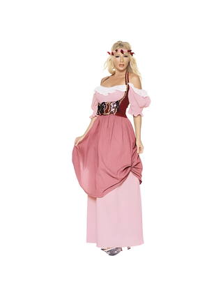 Renaissance Dress Costume — Women's Lace Bodice Gown – Masquerade