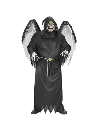 Adult Plus Size Winged Reaper Costume