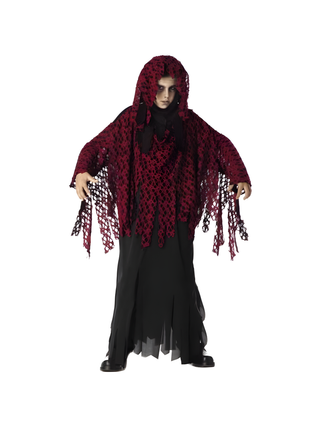 Child's Burgundy Graveyard Ghoul Costume