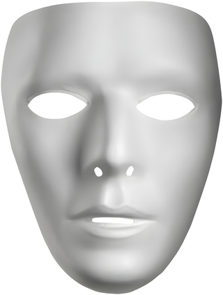Blank Drama Male Mask