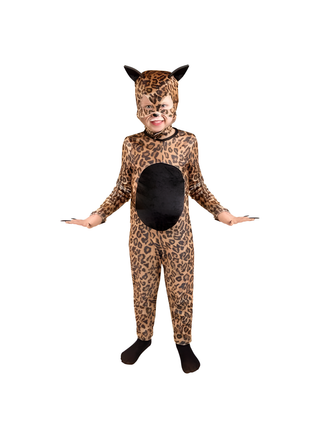 Child Cheetah Cat Girl Costume