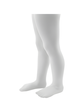 Child White Costume Tights