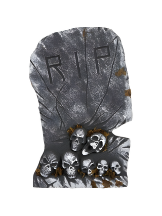 Skulls Weathered Tombstone
