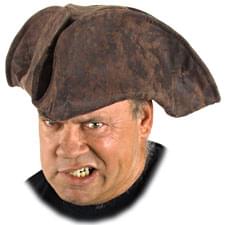 Old Brown Pirate Hat