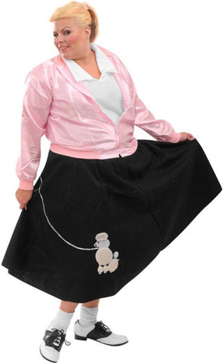 Disfraz infantil de falda de caniche de los años 50