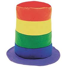 Sombrero de copa de estufa de Mardi Gras