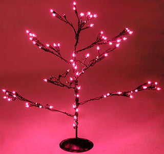 Árbol de Navidad artificial retro plateado de 58" con hojas iluminadas