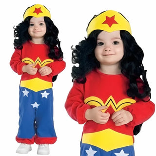 Infant Wonder Woman Girls Superhero Fancy Dress Costume