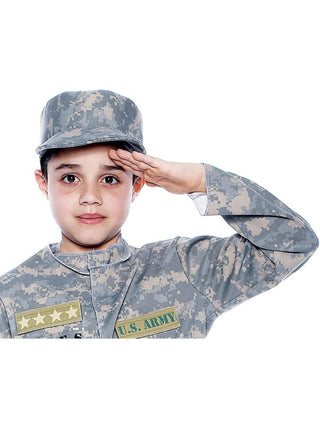 Child's Army Patrol Costume Hat-COSTUMEISH