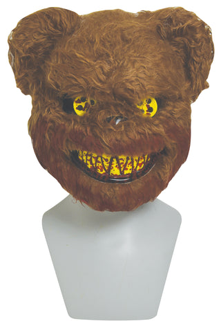 Máscara de disfraz de oso de peluche aterrador