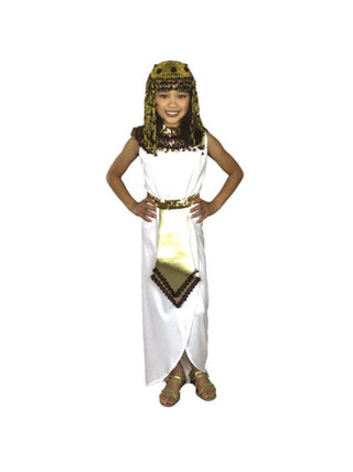 Child White Cleopatra Costume-COSTUMEISH