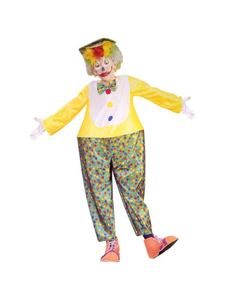 Child Hooped Baggy Clown Costume-COSTUMEISH