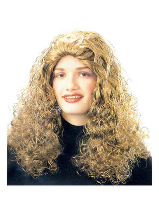 Adult Long Blonde Curly Wig-COSTUMEISH