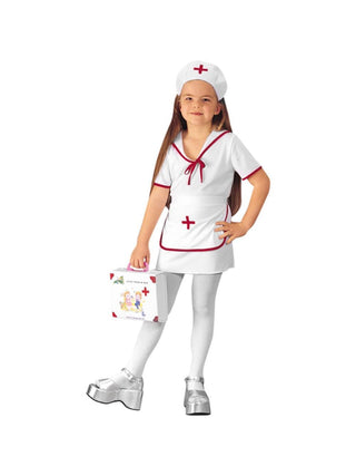 Child Classic White Nurse Costume-COSTUMEISH
