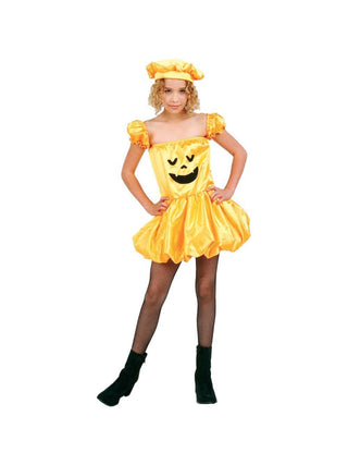 Child Jack-O-Lantern Dress Costume-COSTUMEISH