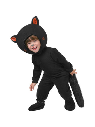 Toddler Classic Black Cat Costume-COSTUMEISH