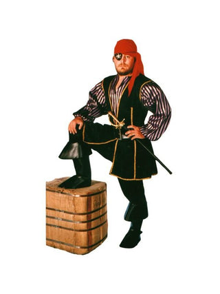 Adult Buccaneer Pirate Costume-COSTUMEISH