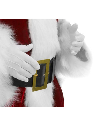 Adult Velvet Santa Costume-COSTUMEISH