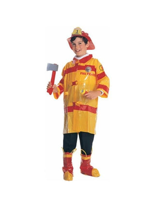 Child's Cheap Firefighter Costume-COSTUMEISH