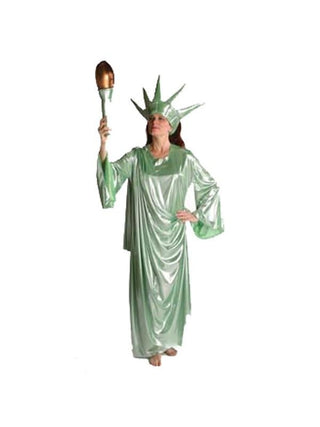 Adult Quality Statue Of Liberty Costume-COSTUMEISH