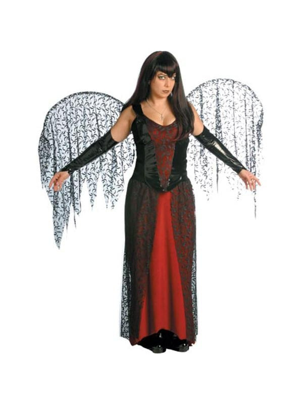 Adult Goth Fairy Costume, White Adult Goth Fairy Costume, White